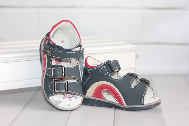 Босоножки кожаные ортопедические